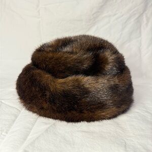 Ben Berger Luxury Brown Faux Fur Hat